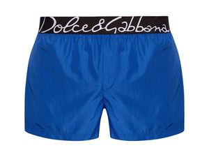 Dolce & Gabbana Logo Swim Shorts Blue/Black