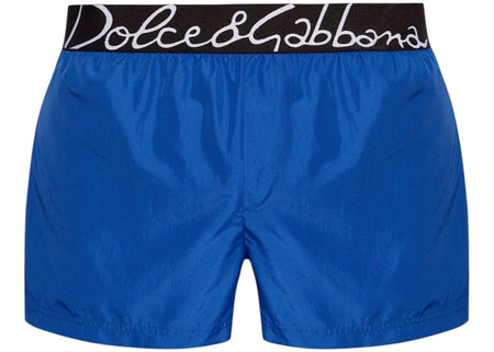Dolce & Gabbana Logo Swim Shorts Blue/Black