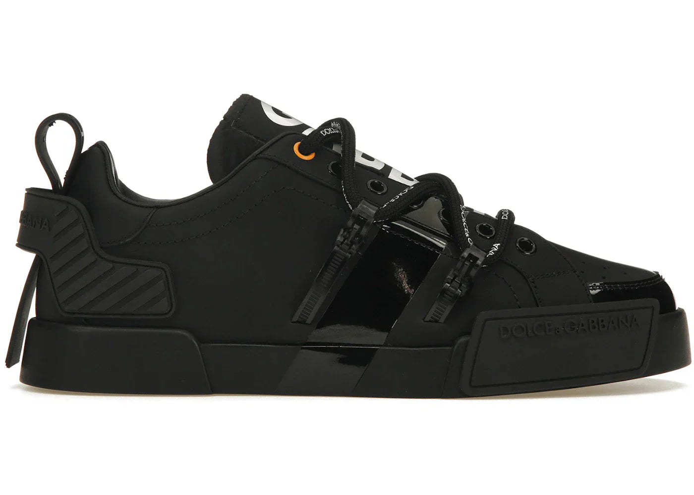 Dolce & Gabbana Portofino Strapped Black White