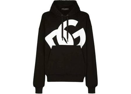 Dolce & Gabbana Pouched Pocket Hoodie Black