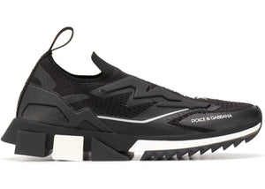 Dolce & Gabbana Sorrento Slip On Black White Sole (Women's)