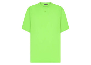 Dolce & Gabbana Technical Jersey Metallic DG Logo T-Shirt Green