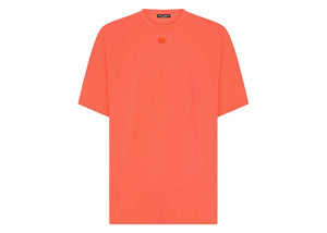 Dolce & Gabbana Technical Jersey Metallic DG Logo T-Shirt Pink
