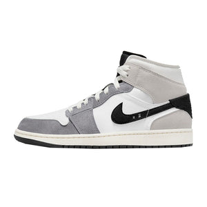 JORDAN 1 MID SE CRAFT WHITE CEMENT GREY BLACK