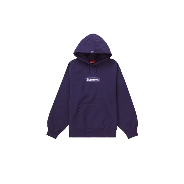 Supreme Box Logo Hoodie (FW23) Dark Purple
