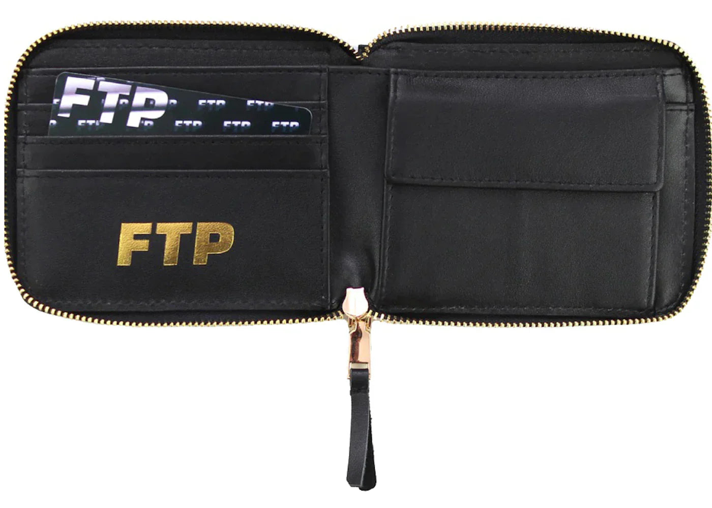 Ftp Dimension Logo Leather Wallet Black