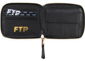 Ftp Dimension Logo Leather Wallet Black