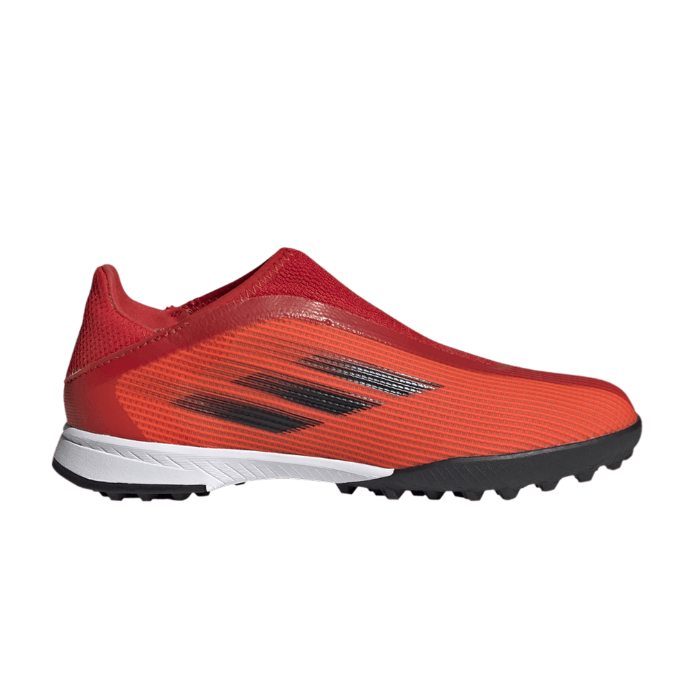 Adidas x Speedflow.3 Laceless TF J Red