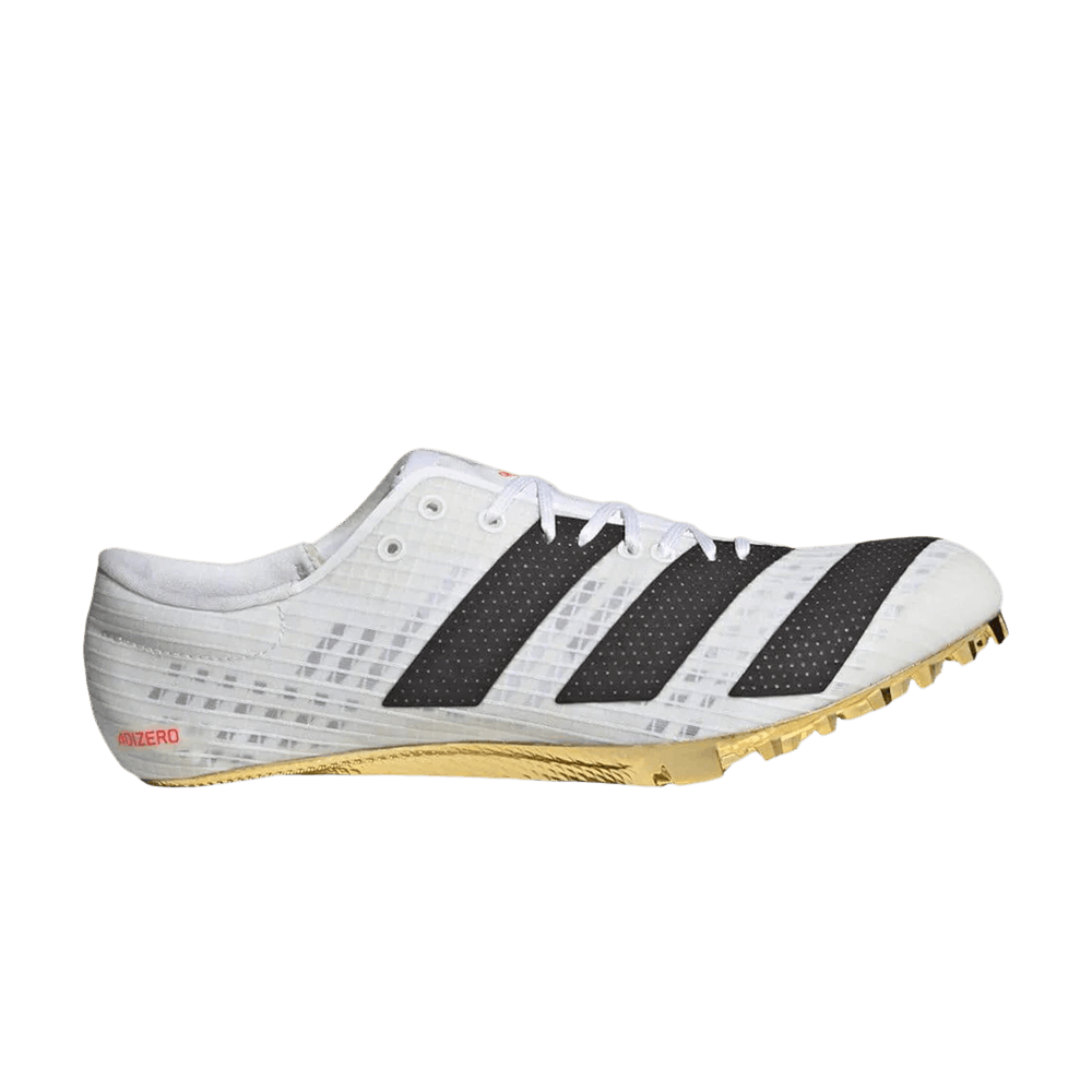 Adidas Adizero Finesse Spikes White Gold Solar Red