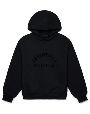 Fear of God Essentials Arch Logo Hoodie Jet Black