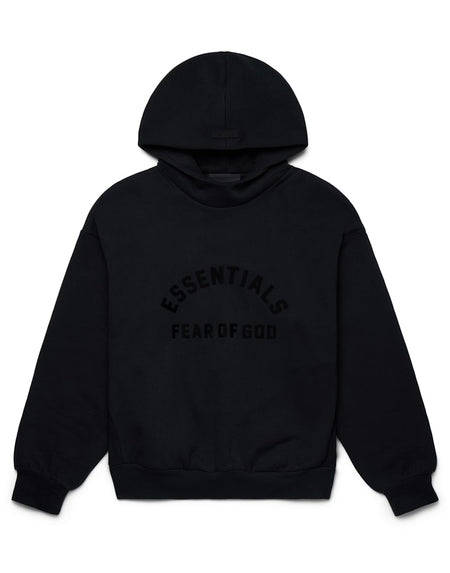 Fear of God Essentials Arch Logo Hoodie Jet Black