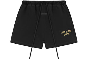Fear of God Essentials Fleece Soccer Shorts Black