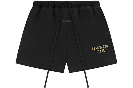 Fear of God Essentials Fleece Soccer Shorts Black