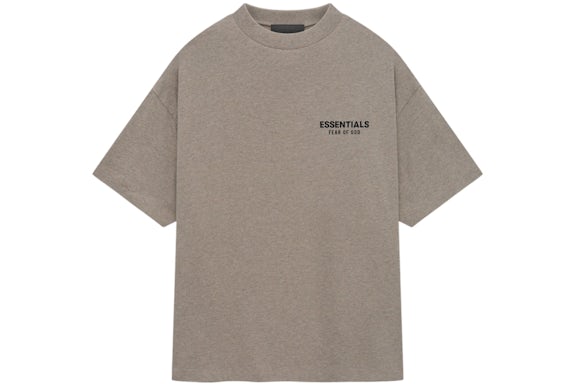 Fear of God Essentials Jersey Crewneck T-Shirt Heather Gray