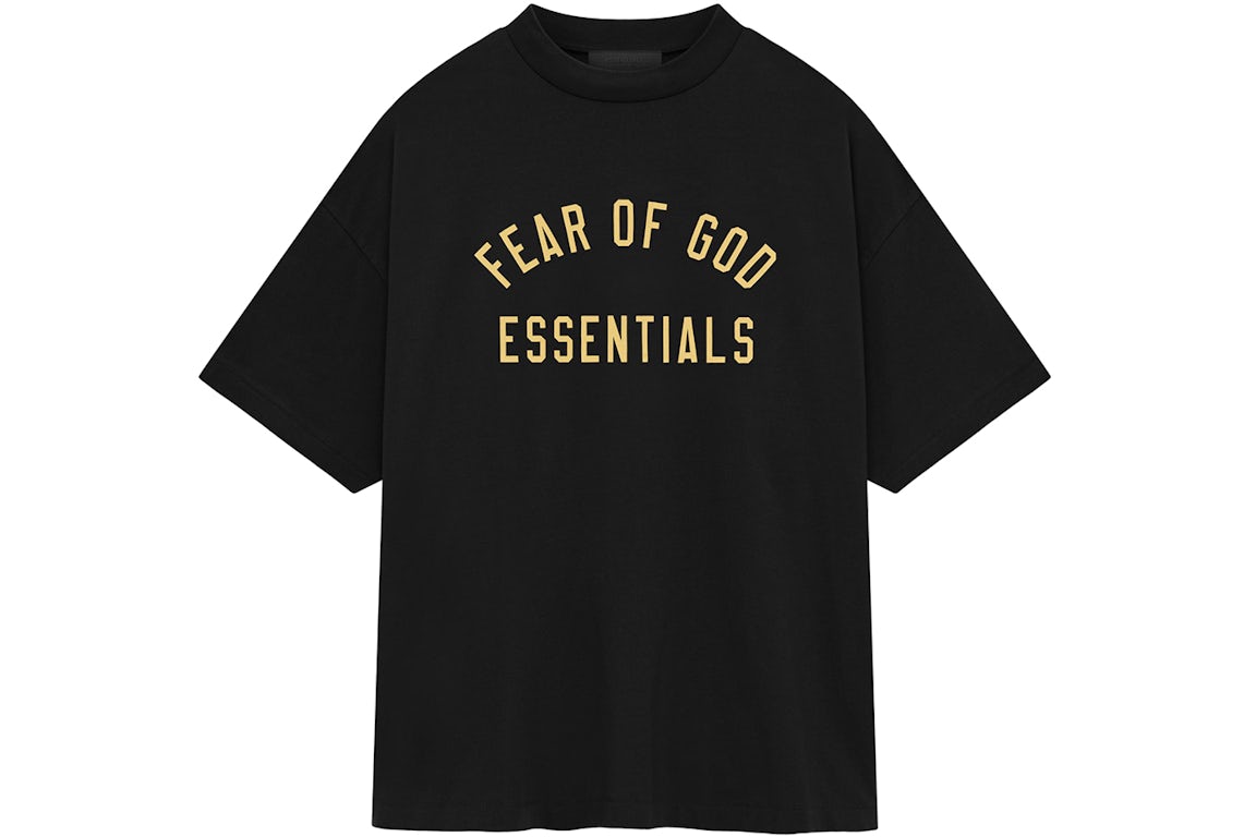Fear of God Essentials Jersey Crewneck T-Shirt Black