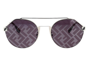 Fendi Rectangle Sunglasses Silver (FE40060U 16X)