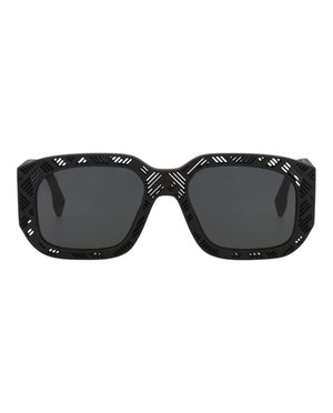 Fendi Square Sunglasses Black Grey (FE40113I-52-02A)