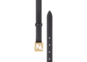 Fendi by Marc Jacobs FF Belt Black Leather Belt