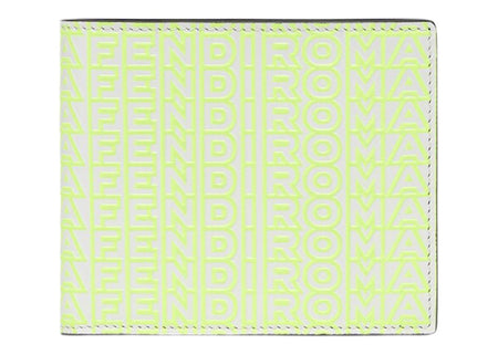 Fendi by Marc Jacobs Fendi Roma Bi-Fold Wallet Two-Tone Leather Compact Bi-Fold Wallet Multicolor