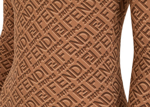 Fendi x SKIMS Mock Neck Long Sleeve Bodysuit California