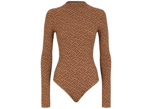 Fendi x SKIMS Mock Neck Long Sleeve Bodysuit California