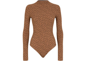 Fendi x SKIMS Mock Neck Long Sleeve Bodysuit California