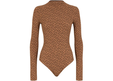 Fendi x SKIMS Mock Neck Long Sleeve Bodysuit California
