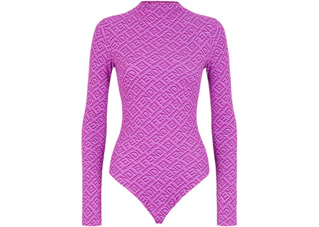 Fendi x SKIMS Mock Neck Long Sleeve Bodysuit Colorado