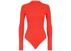 Fendi x SKIMS Mock Neck Long Sleeve Bodysuit Georgia