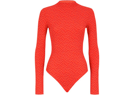 Fendi x SKIMS Mock Neck Long Sleeve Bodysuit Georgia