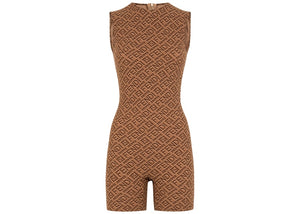 Fendi x SKIMS Sleeveless Mid Thigh Bodysuit California