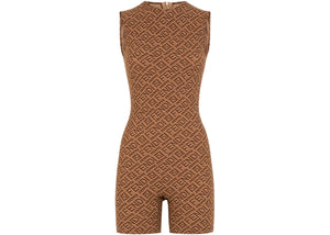 Fendi x SKIMS Sleeveless Mid Thigh Bodysuit California