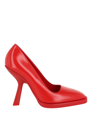 Ferragamo Anser X5 Leather Pumps Red (Women's)