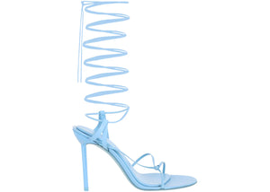 Ferragamo Azha X5 Wrap Tie Heels Blue (Women's)