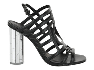 Ferragamo Florenza Slingback Heel Sandals Black (Women's)