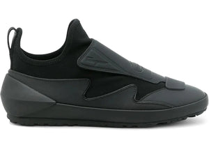 Ferragamo Leather Sock Style Sneakers Black (Women's)