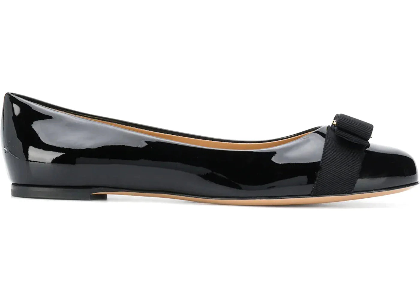 Ferragamo Varina Ballerina Shoes Black (Women's)