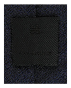Givenchy 4G Silk Tie Navy/Blue