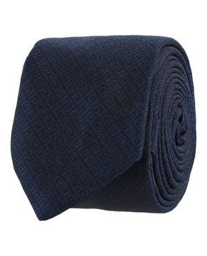 Givenchy 4G Silk Tie Navy/Blue
