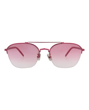 Givenchy Aviator-Frame Metal Sunglasses Pink Pink Violet (GV40004U-57-72Z)