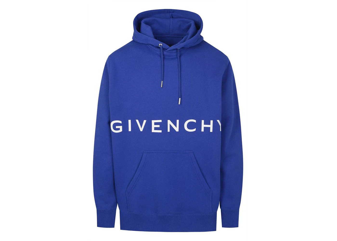 Givenchy Classic Fit Bonded Hoodie Ocean Blue