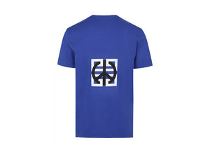 Givenchy Classic Fit Bonded T-Shirt Ocean Blue