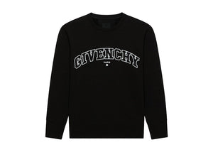 Givenchy College Slim Fit Crewneck Sweatshirt Black