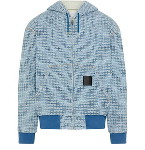Givenchy Denim Hooded Jacket Blue