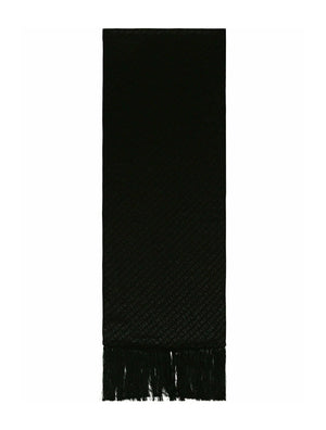 Givenchy Diagonal Logo Evening Scarf Black