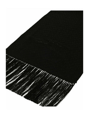 Givenchy Diagonal Logo Evening Scarf Black
