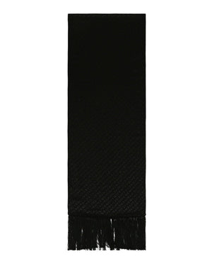 Givenchy Diagonal Logo Evening Scarf Black