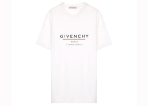 Givenchy Label Oversized T-Shirt White