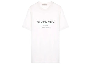 Givenchy Label Oversized T-Shirt White
