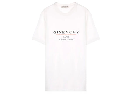 Givenchy Label Oversized T-Shirt White